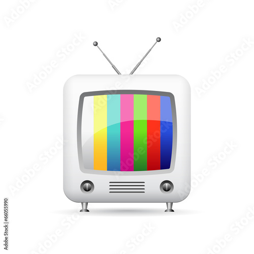 Illustration of retro tv