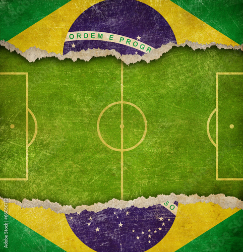Grunge soccer or football f...