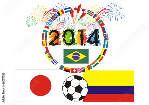 Fußballfest in Südamerika 2014 - Gruppe C-Japan - Kolumbien