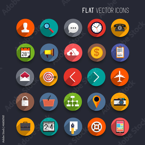 Flat Vector Icons
