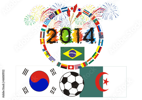Fußballfest in Südamerika 2014 -Gruppe H-Südkorea - Algerien