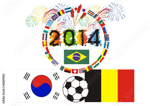 Fußballfest in Südamerika 2014 - Gruppe H-Südkorea - Belgien
