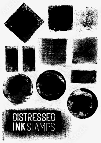 Distressed Vector Paint Stains