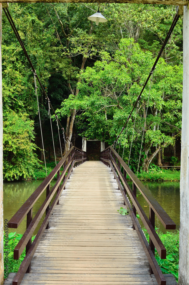a beautiful front view of a peaceful little rock bridge a beautiful front view of a peaceful little rock bridge