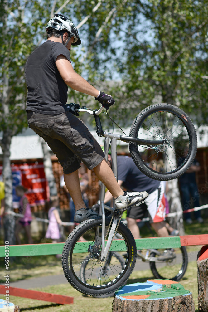 Fototapeta premium rider jumping