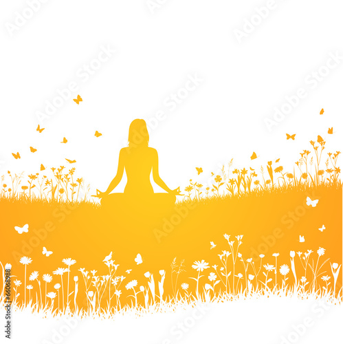 Meditation Silhouette