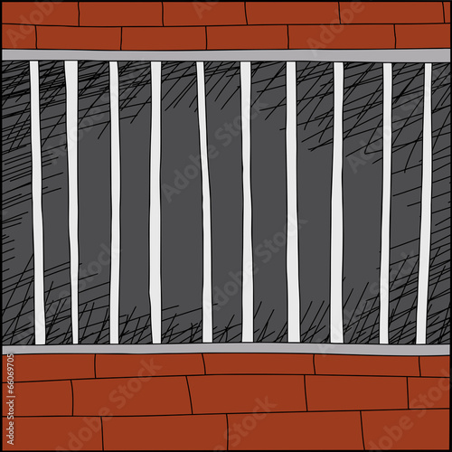 Empty Cartoon Cage