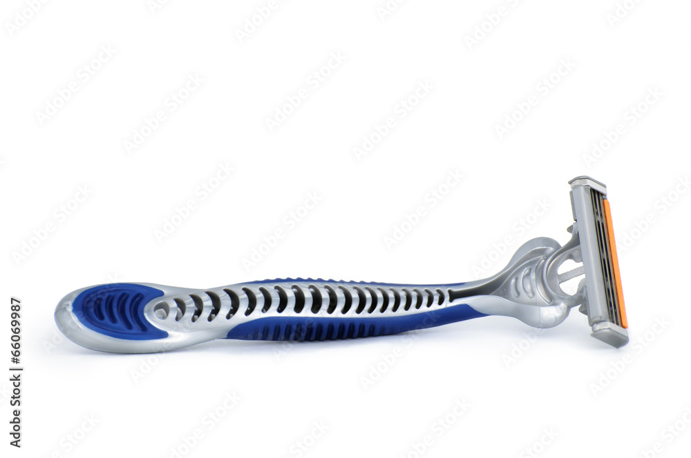 Disposable blue razor Disposable blue razor