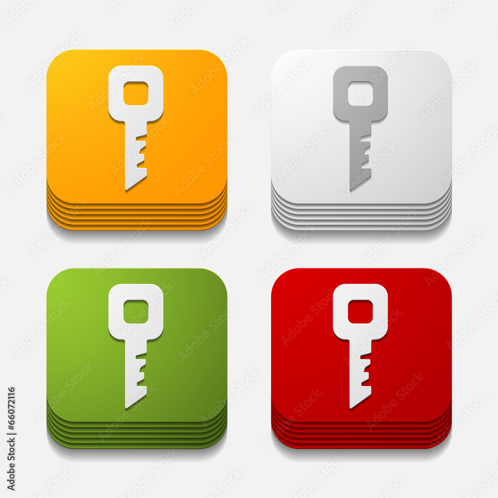 square button: key square button: key