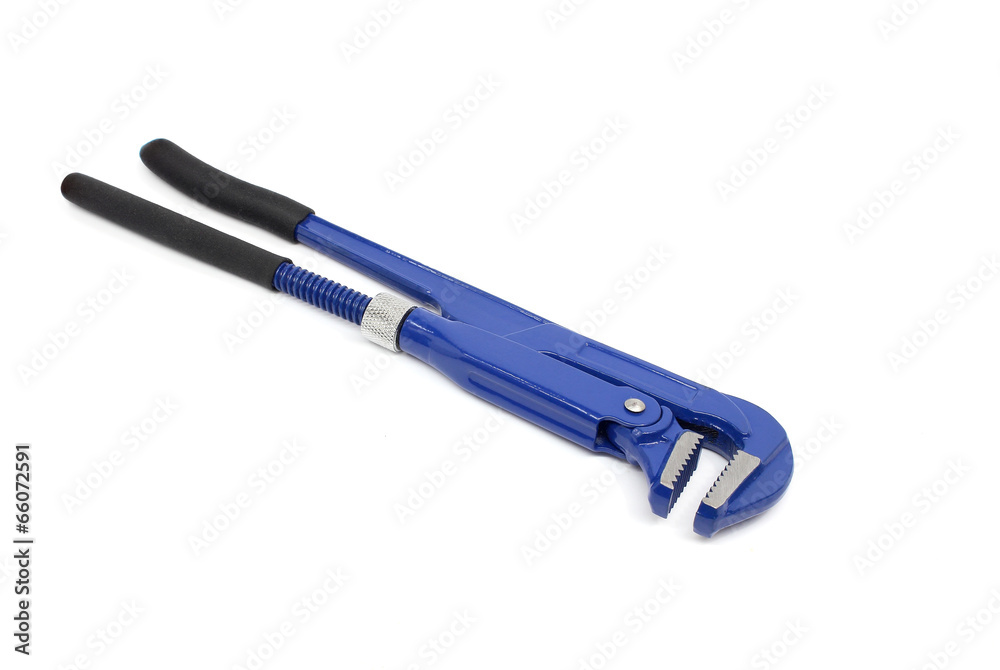 Pipe Wrench isolated on white background Pipe Wrench isolated on white background