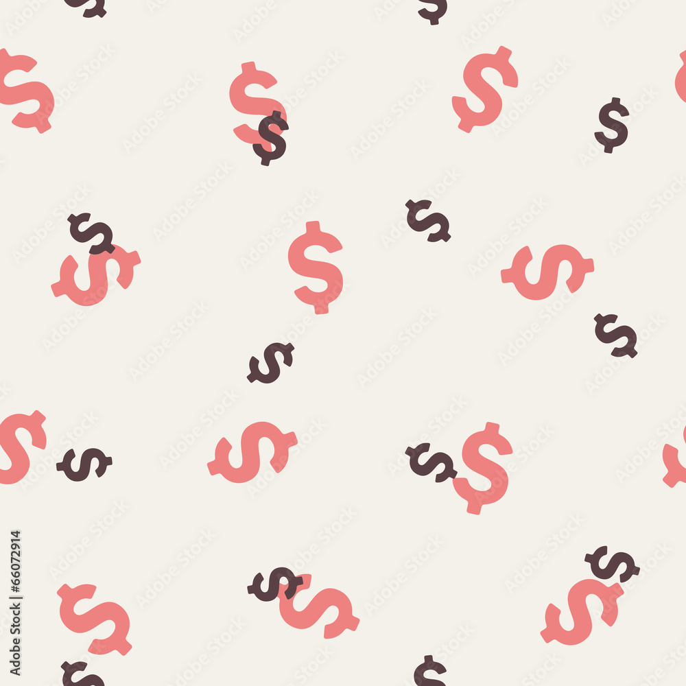seamless background: money