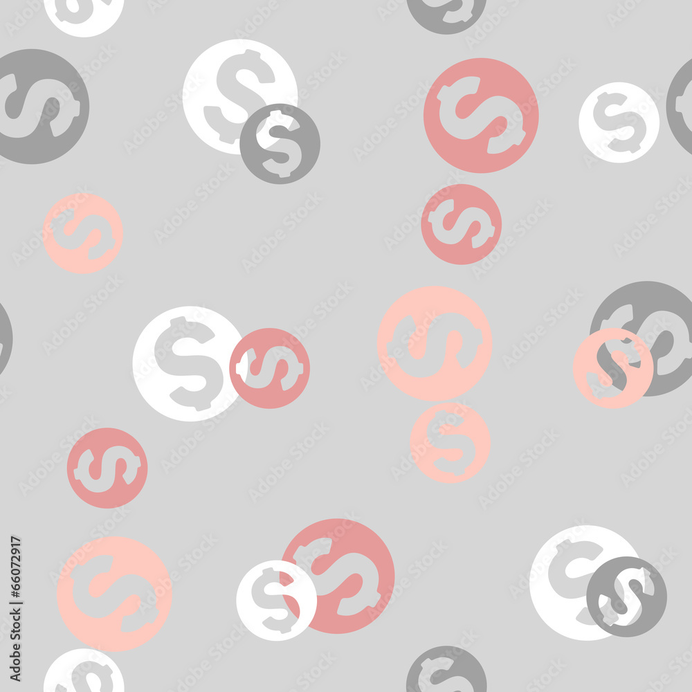 seamless background: money