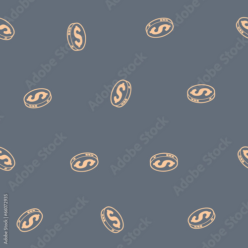 seamless background: money