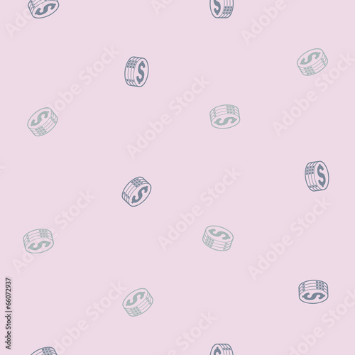 seamless background: money