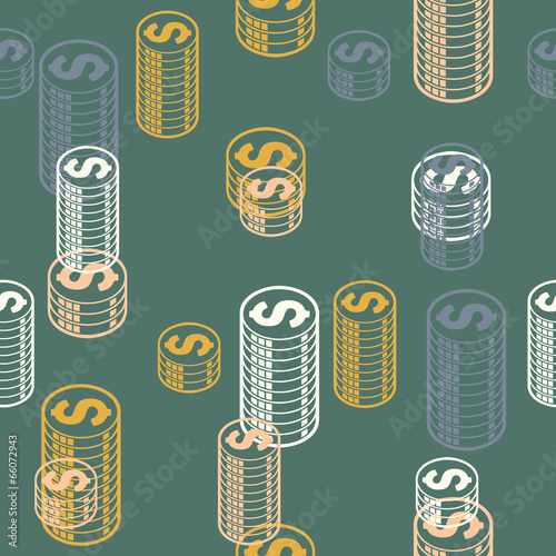 seamless background: money