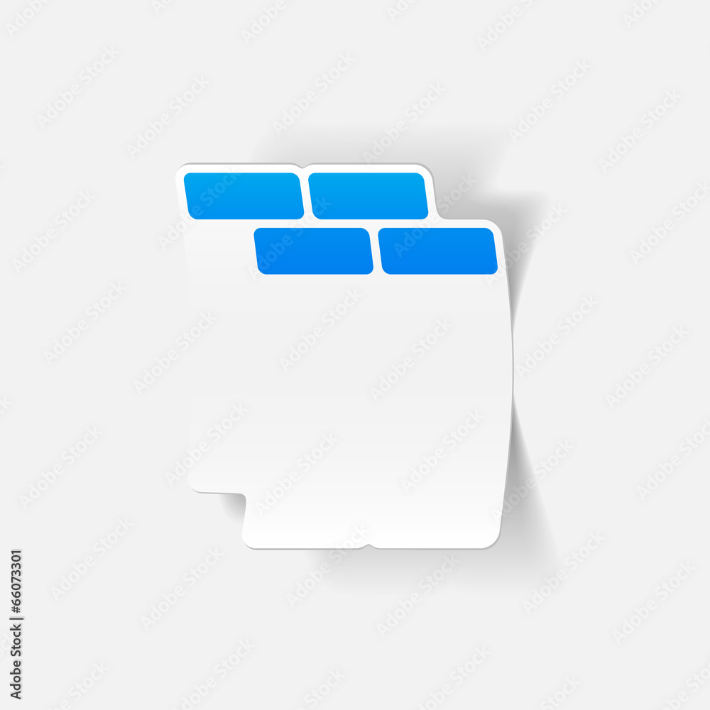 realistic design element: brick, construction realistic design element: brick, construction