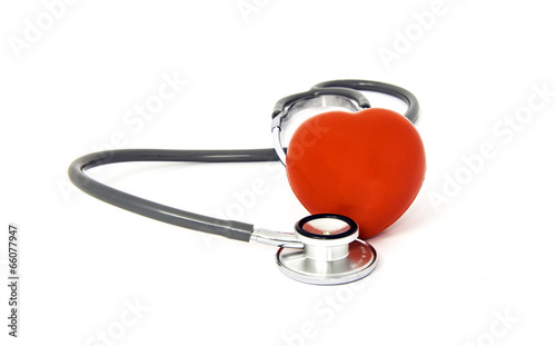 Stethoscope and heart