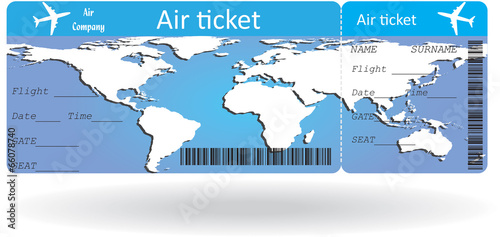 Variant of air ticket