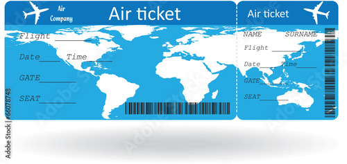 Variant of air ticket