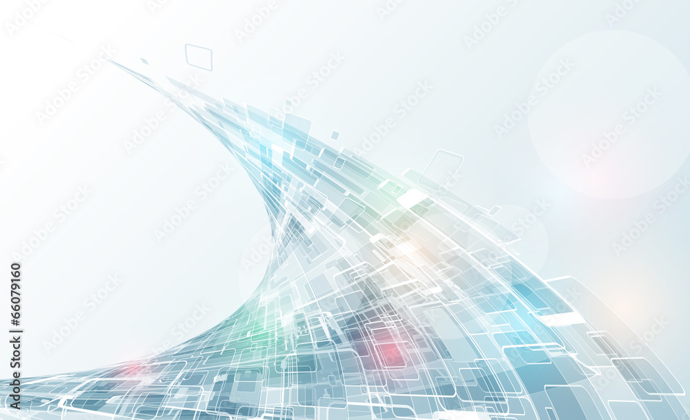 Fototapeta premium Concept for New Technology Corporate Business & development