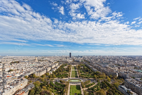 Panorama of Paris from the Eiffel Tower © Shchipkova Elena