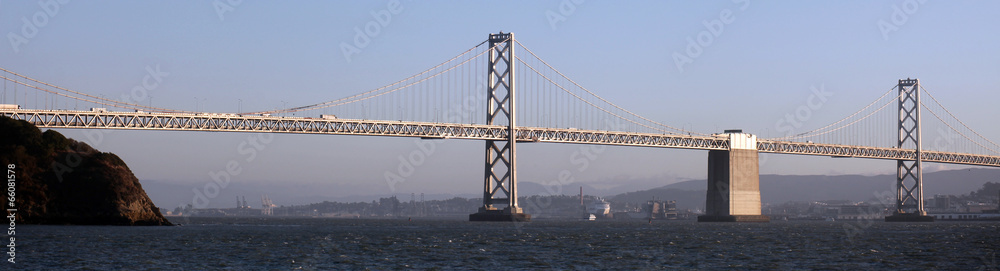 Bay Bridge connecting Oakland and San Francisco