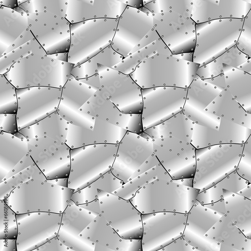 Seamless abstract metallic background
