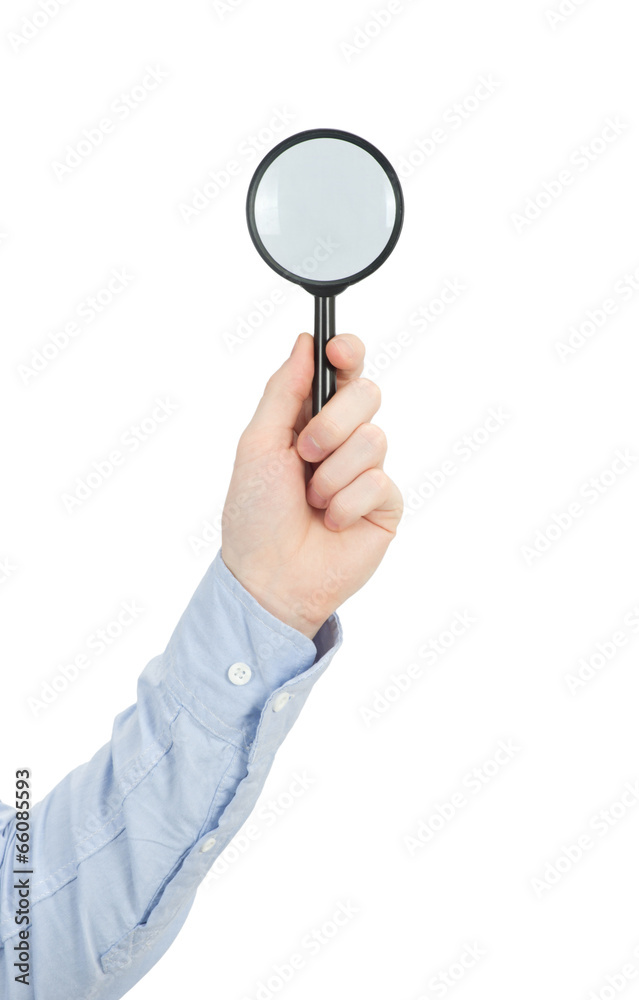 hand holding magnifying glass hand holding magnifying glass