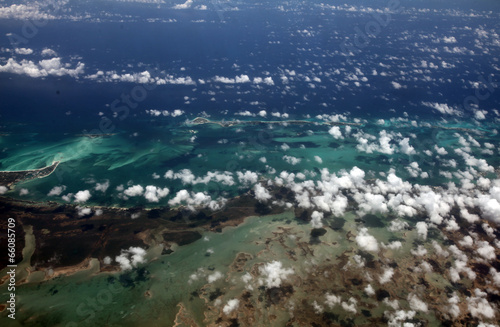 Caribbean Sea from above