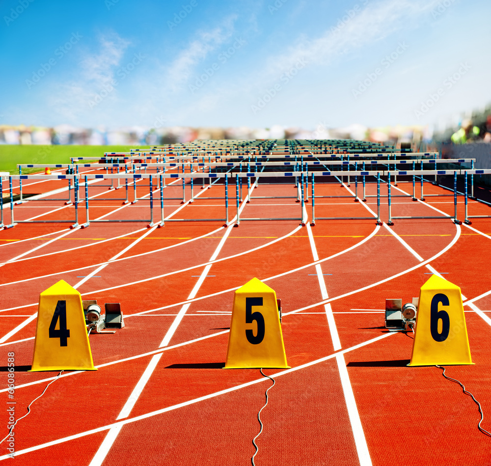 Obraz premium Running track