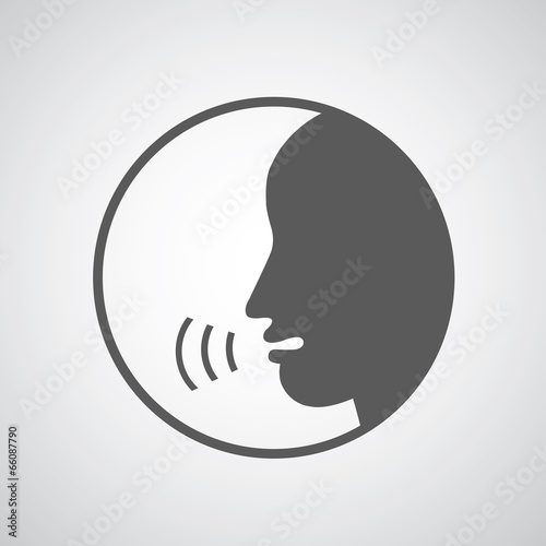 Talking icon