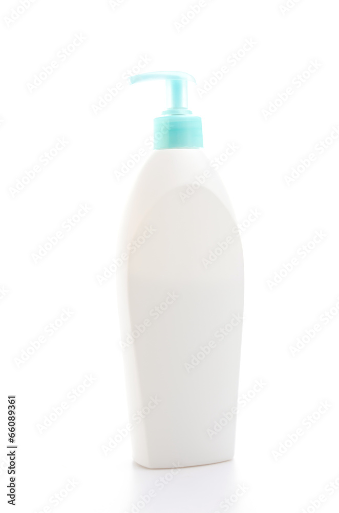 Plastic bottle isolated white background Plastic bottle isolated white background
