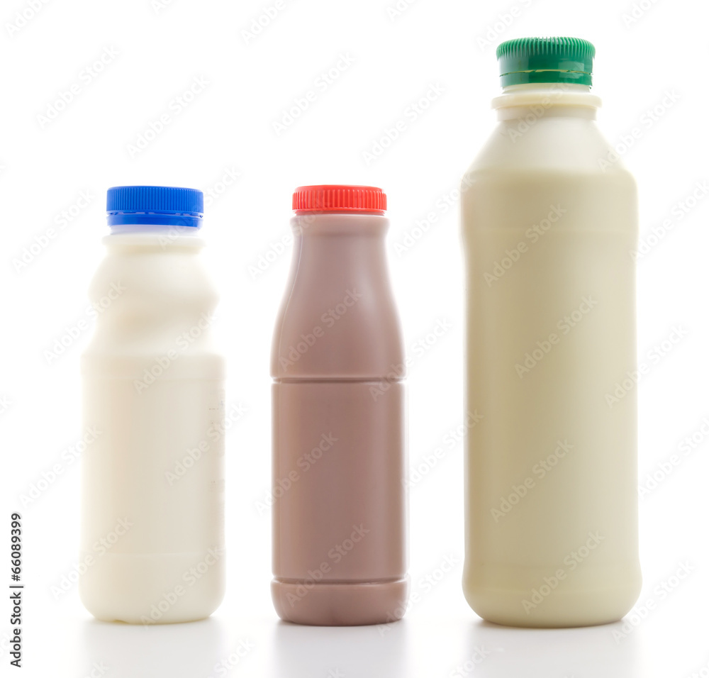 Milk isolated white background