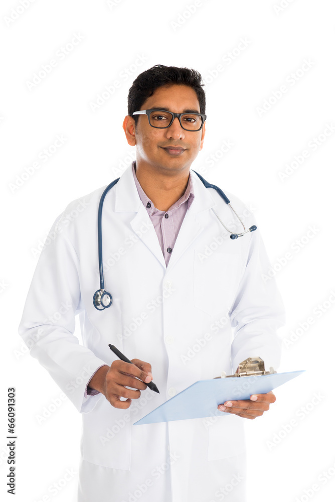 indian male doctor isolated on white background indian male doctor isolated on white background