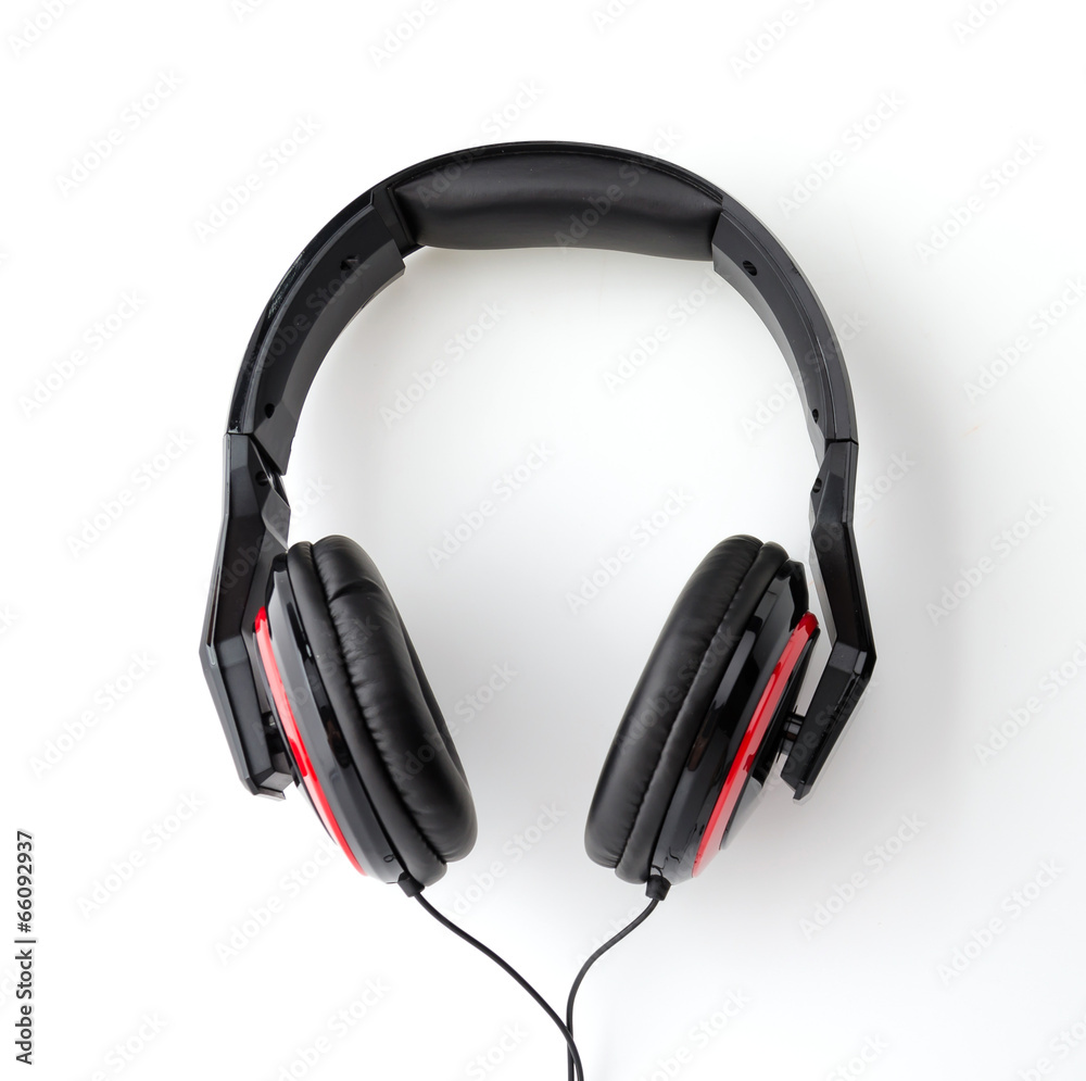 Headphone isolated on white Headphone isolated on white