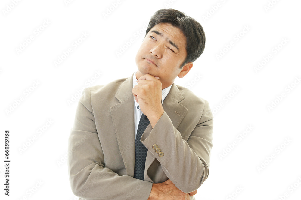 苦悩する男性 苦悩する男性