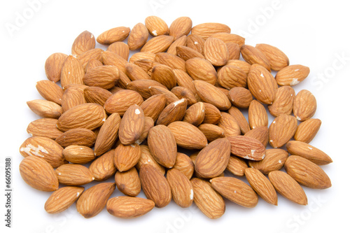 Heap of almonds