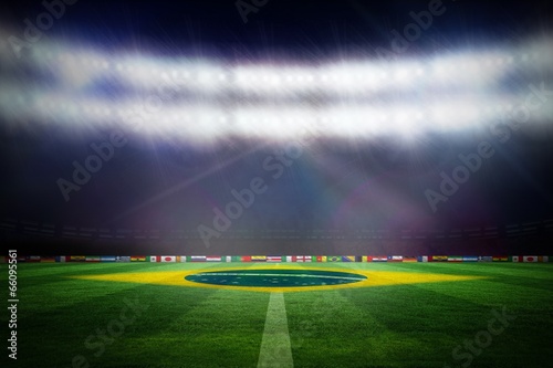 Composite image of brasil national flag © WavebreakmediaMicro