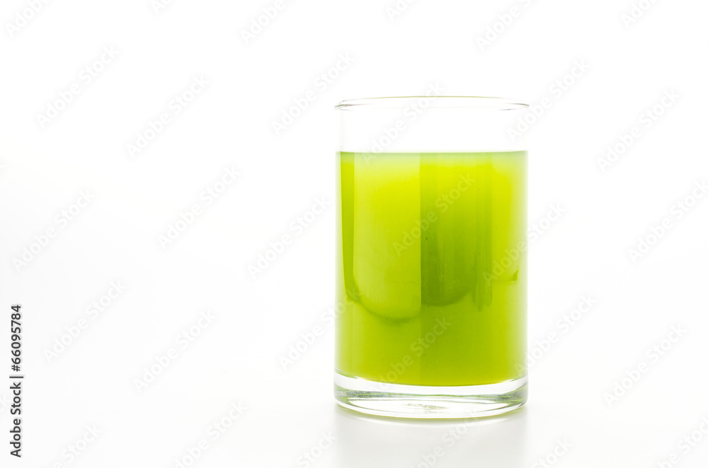 Kiwi juice glass