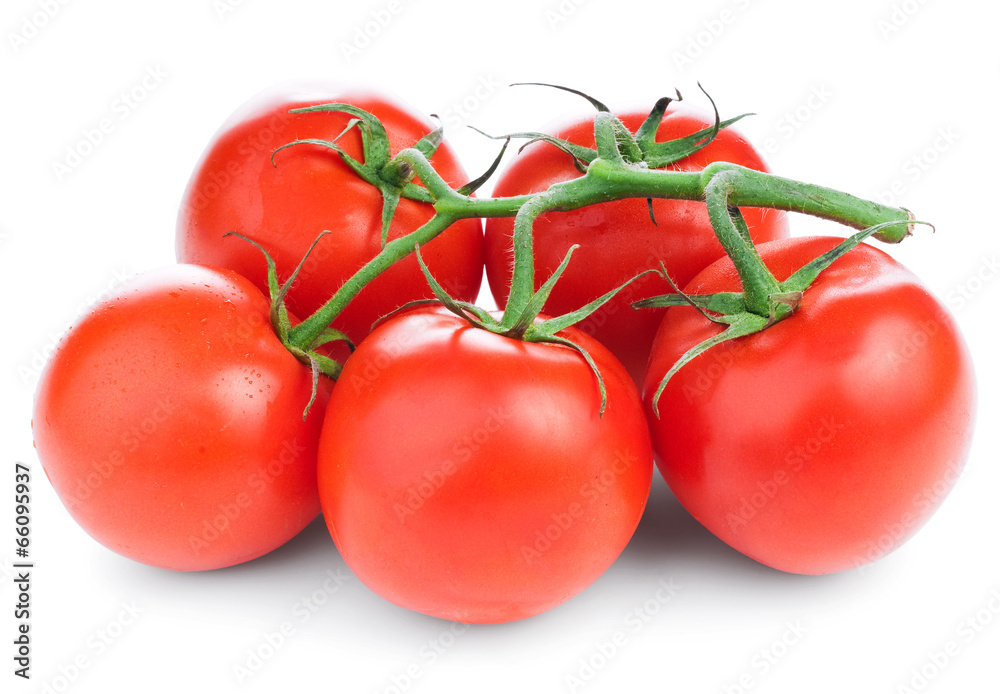 Ripe red tomato isolated on white background Ripe red tomato isolated on white background
