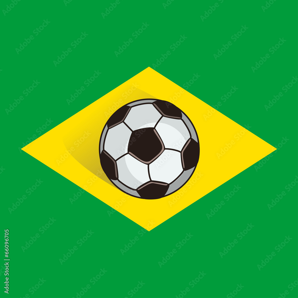 Obraz premium Brazil soccer background
