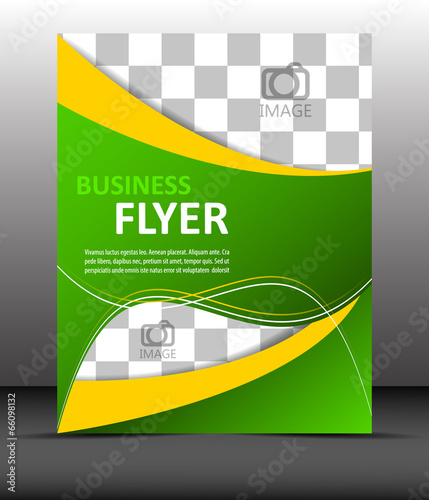 Professional business flyer template or corporate banner