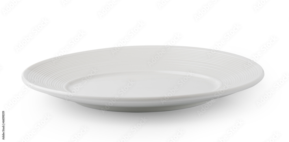 white plate isolated on white background white plate isolated on white background
