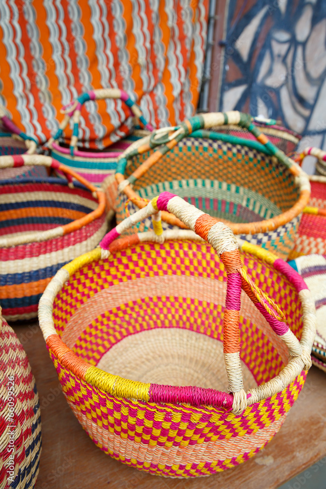 Ghanaian style basketry Ghanaian style basketry