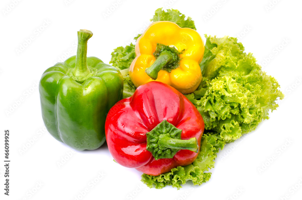 bell pepper or capsicum isolated on white bell pepper or capsicum isolated on white