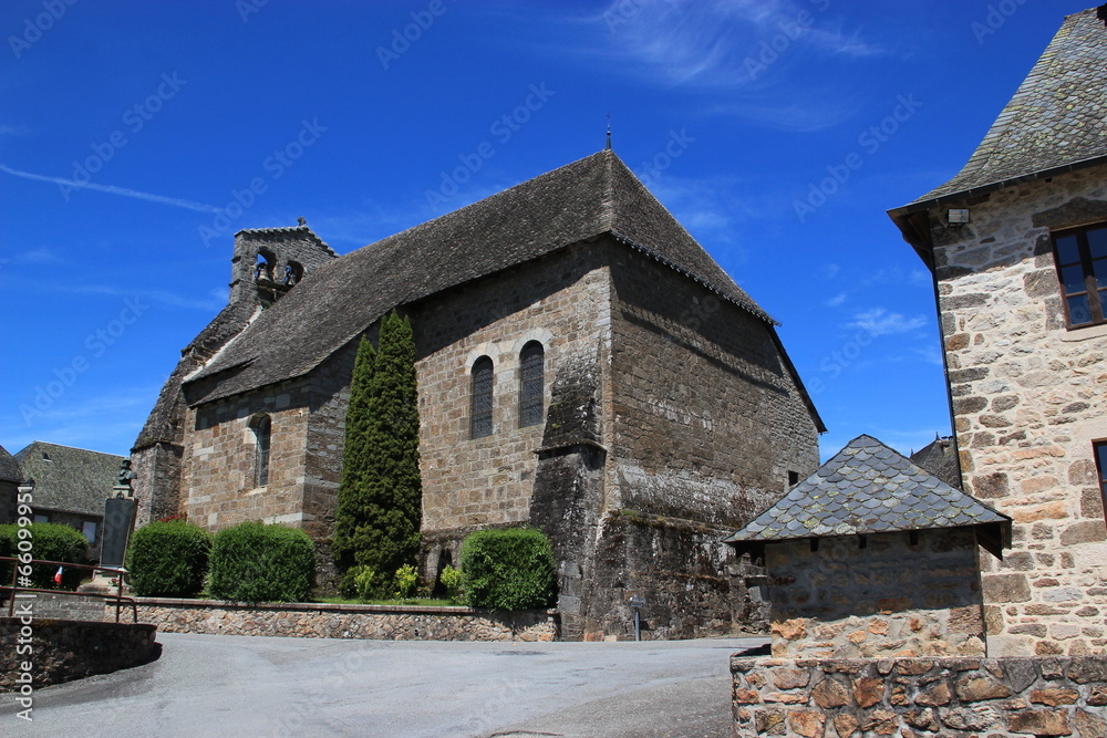 Fototapeta premium Eglise de Lamazière-Basse (Corrèze)