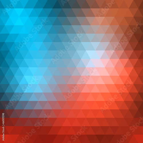 Abstract geometrical multicolored background