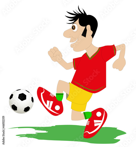 il giocatore di calcio