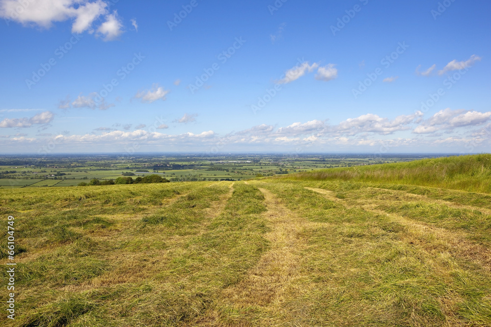scenic hay field scenic hay field