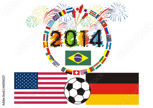 Fußballfest in Südamerika 2014 - Gruppe G-USA - Deutschland